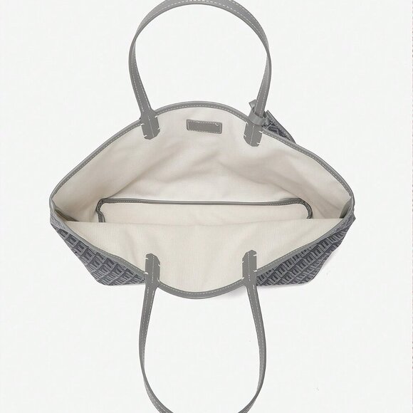 Grey Elegant Women's Casual Shoulder Bag - Picture 2 of 6